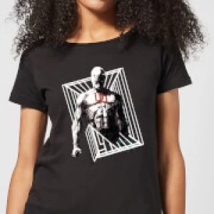 Image of Marvel Knights Daredevil Cage Womens T-Shirt - Black