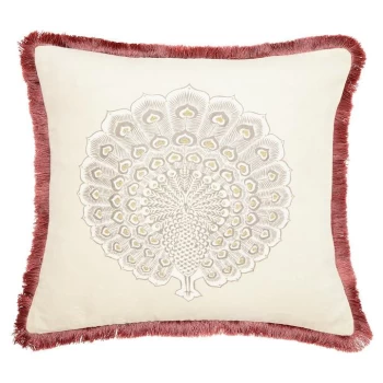 Image of Sanderson Cantaloupe Cushion - STONE