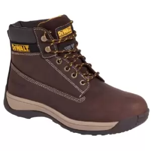 Image of DEWALT Mens Apprentice Leather Industrial Steel Toe Safety Boot (10 UK) (Brown)