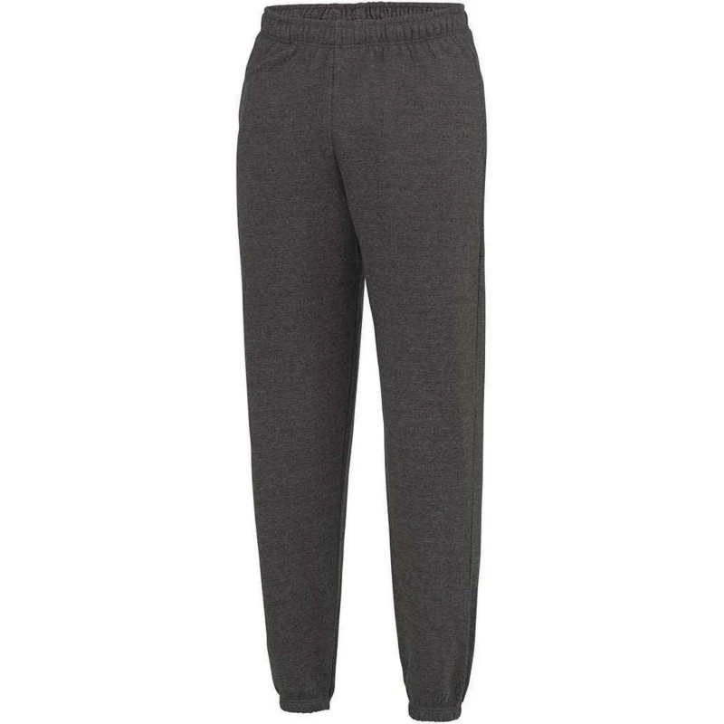 Image of AWDis AWDis Men College Cuffed Ankle Jogging Bottoms in Charcoal Size: X-Small Charcoal XS Male 5063470846573