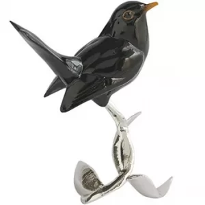 Image of Natures Realm 1506 Blackbird Bird Figurine