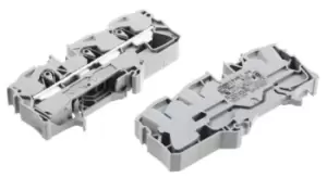Image of Wago Grey 2016 Standard Din Rail Terminal, 20 4 AWG, 16mm, 800 V