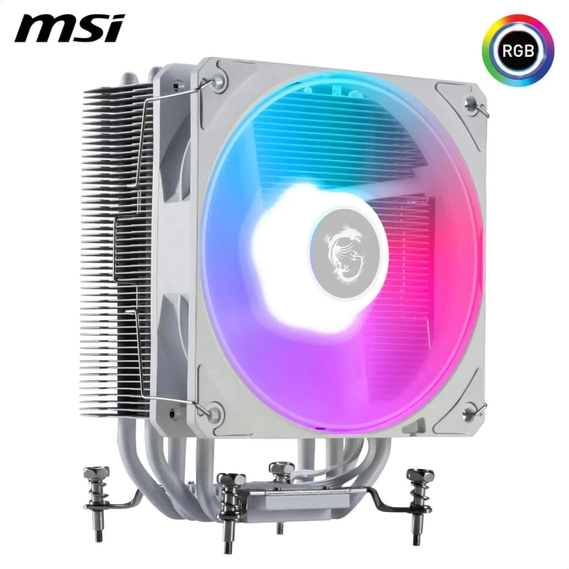 Image of MSI MAG COREFROZR AA13 ARGB Tower CPU Cooler 240W TDP - WHITE