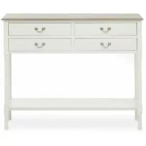 Image of Premier Housewares - Heritage 4 Drawer Console Table