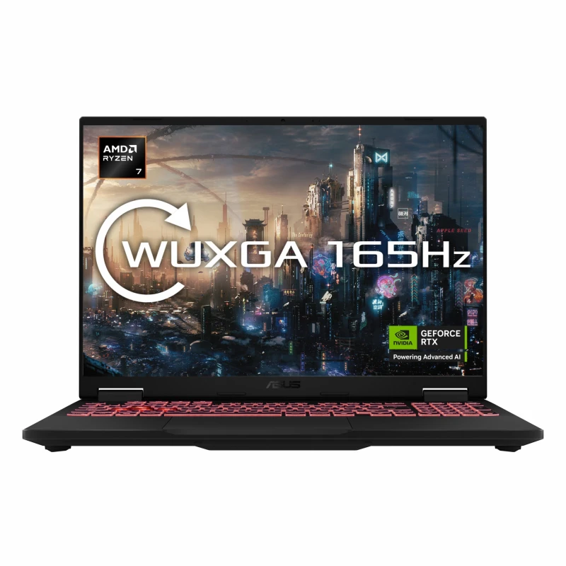 Image of ASUS TUF Gaming A16 16" Gaming Laptop - AMD Ryzen 7, RTX 5050, 1TB SSD, Black,Silver/Grey 4711387969120