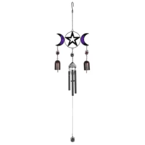 Image of Triple Moon Windchime with Bells