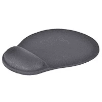 Image of Mousepad with Gel Wrist Support - Black