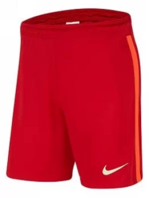 Image of Nike Liverpool Fc Mens 21/22 Home Short, Red Size M Men