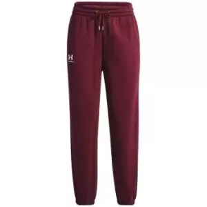 Image of Under Armour Essential Jogging Pants Womens - Red