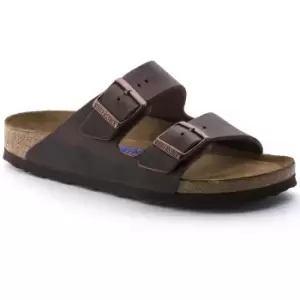 Image of Birkenstock Unisex Arizona Soft Footbed Oiled Nubuck Leather Sandal Habana UK9 (EU43)