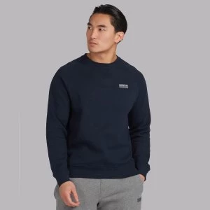 Image of Barbour International Mens Essential Crew Sweatshirt - Traditional Navy - S