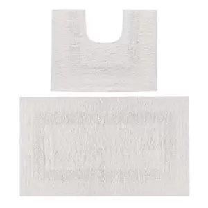 Image of Linens and Lace Bath and Pedestal Set - Cream