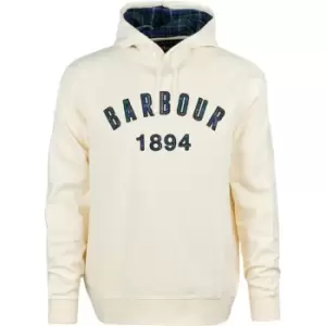 Image of Barbour Affiliate Popover Hoodie - White