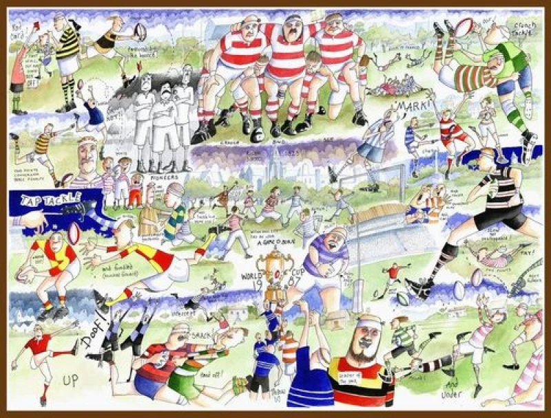 Image of Tim Bulmer Tim Bulmer Rugby 1000 piece Jigsaw Puzzle