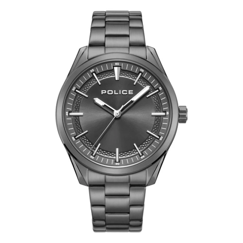 Image of Police Urban Grille Grey IP Bracelet Watch - W44148