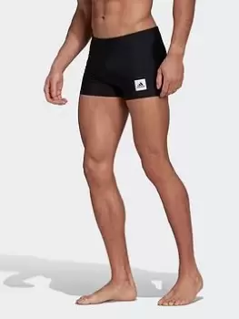 Image of adidas Solid Swim Boxers, Black, Size S-M, Men