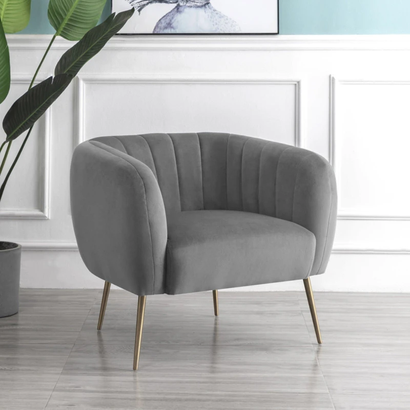 Image of Artemis Home Matilda Accent Chair in Grey Size: Armchair Grey Unisex Armchair