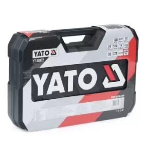 Image of YATO Tool kit Number of tools: 128 YT-38872 Tool set,Mechanic tool set