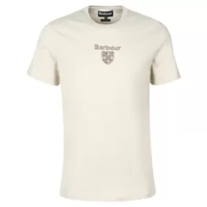Image of Barbour Mens Allensford Tee Mist Large