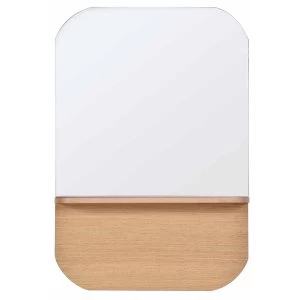 Image of Innova Lund Wall Mirror with 11.5cm Shelf - 40 x 60 cm