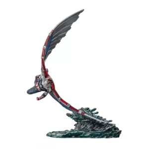 Image of Captain America Sam Wilson (Marvel's The Falcon And The Winter Soldier) 1:10 Scale Deluxe Art Statue