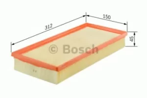 Image of Bosch 1987429152 Air Filter Insert S9152