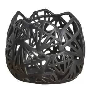 Image of Gallery Interiors Jamba Vase / Black / Tall