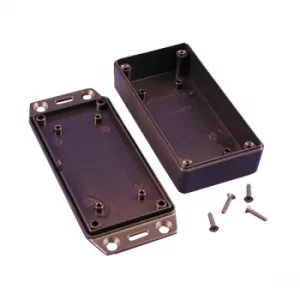 Image of Hammond 1591XXASFLBK GPABS Enclosure Flanged Lid 100 x 51 x 25mm Black