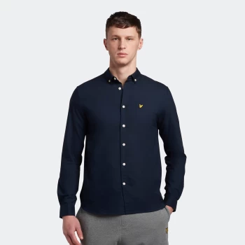 Image of Mens Oxford Shirt - Dark Navy - M