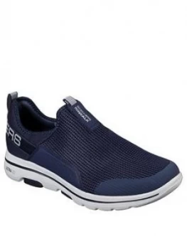 Image of Skechers Gowalk 5 Slip On Shoe With Tab - Navy
