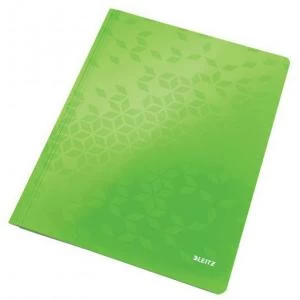 Image of Leitz WOW A4 Card Flat File. Green - Outer carton of 10