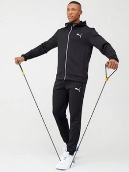 Image of Puma Ready To Go Tracksuit - Black
