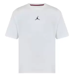 Image of Jordan M J Dri-Fit Sport T-Shirt, White/Black, Male, Performance Track Siuts, DH8920-100