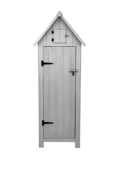 Image of Wooden Garden Shed - Grey