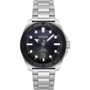 Image of Gents HUGO #VISIT Stainless Steel Bracelet Watch