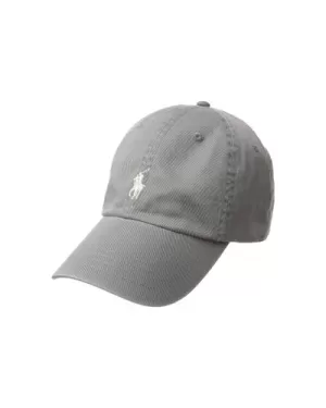 Image of Polo Ralph Lauren Mens Classic Sport Cap - Perfect Grey/White