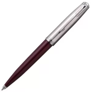 Image of Parker 51 Burgundy and Chrome Ballpoint Pen