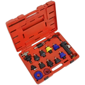 Image of Sealey 13 Piece Cooling System Pressure Test Kit