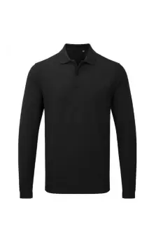 Image of HeiQ Viroblock Long-Sleeved Polo Shirt