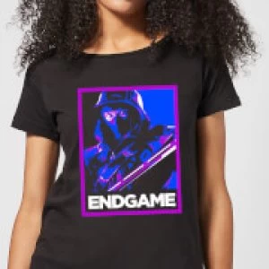 Image of Avengers Endgame Ronin Poster Womens T-Shirt - Black - S