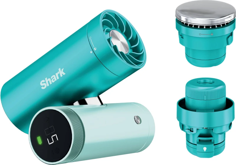 Image of Shark ChillPill 3-in-1 Fan, Mist & InstaChill System - FA022UKBL - Glacier, Blue