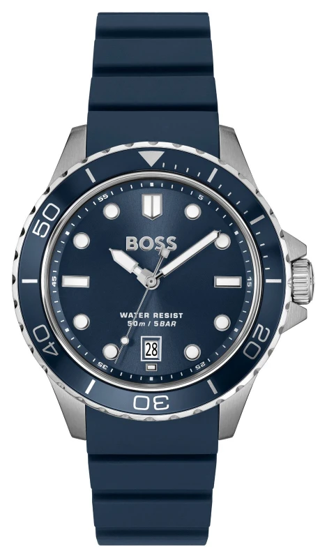 Image of BOSS 1514292 TROPER SPORT (42mm) Dark Blue Dial / Dark Blue Watch