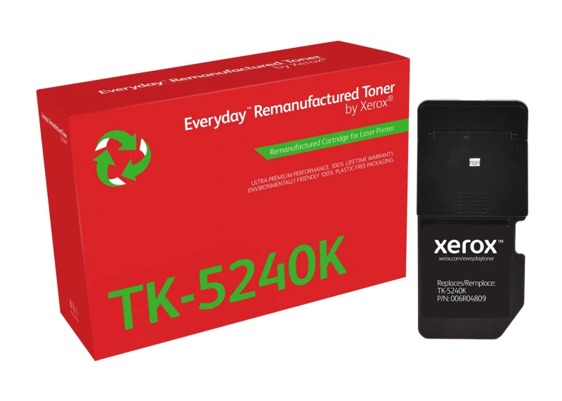 Image of XET Remanufactured Xerox Everyday For Kyocera TK5240K Black Laser Toner 006R04809