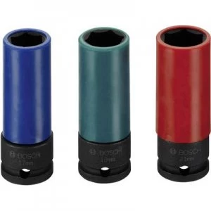 Image of Bosch Accessories 2608551102 Hex head Bit set 3 Piece 1/2 (12.5 mm)