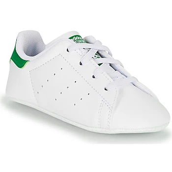 Image of adidas STAN SMITH CRIB SUSTAINABLE boys's Childrens Shoes Trainers in White
