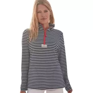 Image of Joules Womens Pip Half Zip Turtle Neck Sweatshirt UK 18- Bust 45', (114cm)