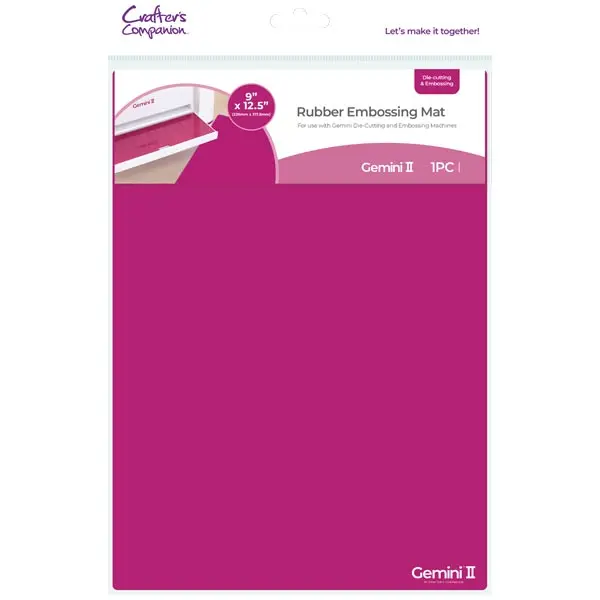 Image of Gemini 2 II Accessories Rubber Embossing Mat 9" x 12.5in