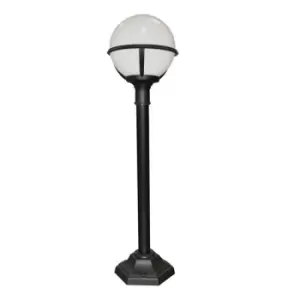 Image of Elstead Glenbeigh 1 Light Floor Lamp Black / Large