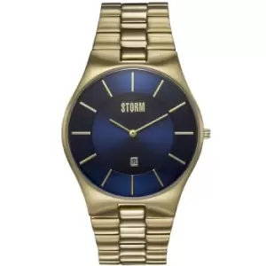 Image of Storm Slim-X Xl Gold Blue Watch