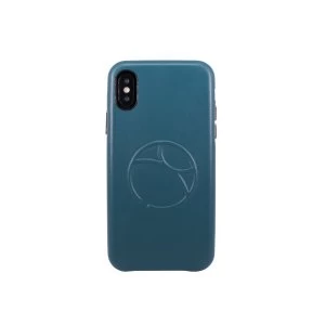 Image of OBX Embossed Logo Snap on Case for iPhone X 77-58602 - Green Blue